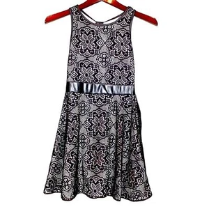 Franki & Jack Black Lace Dress, Girl's Large (10-12) - Picture 1 of 4