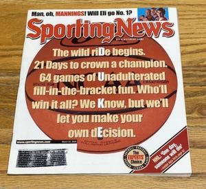 Sporting News Magazine 2004 March 22 NCAA Basketball Tournament Preview Manning - Picture 1 of 1