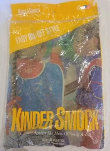 Kinder Smock Vinyl Art Smock Sleeveless Keep Clothes Clean One Size Ages 3-8 NEW - Picture 1 of 3