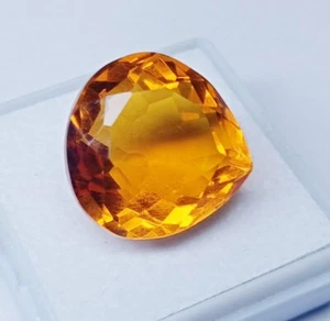 Wonderful VVS Orange Topaz 5.60 Ct Natural Pear Cut Loose Gemstone EGL Certified - Picture 1 of 8