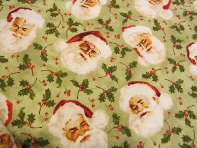 7/8 Yard Cotton Fabric "Santa Claus - Old Fashioned"   Maywood Studio NEW - Image 1 of 3