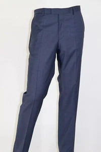 Pantalones de traje HUGO BOSS, mod. C-Leon, talla 106 / US 38L, azul marino, ajuste regular - Imagen 1 de 9