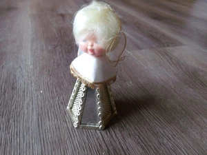 VINTAGE MIRRORED ANGEL ORNAMENT SOME MIRRORS ARE MISSING - Picture 1 of 4