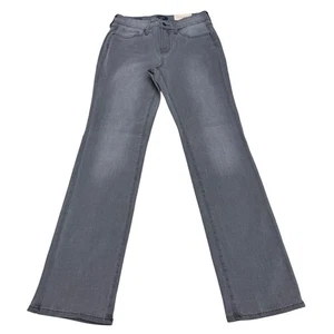 NEU NYDJ Marilyn Straight Lift X Tuck anthrazitgraue Damenjeans Hose, Größe 4 - Bild 1 von 12