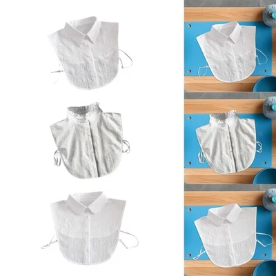 Collar finto bianco per donne eleganti staccabili per maglione casual - Immagine 1 di 2