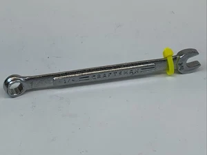 Craftsman VV-44699,  1/4in.  12pt Combination Wrench,  Marked - USA  Yellow - Picture 1 of 11