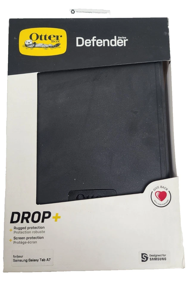 OTTERBOX DEFENDER DROP + SAMSUNG GALAXY TAB A7 BLACK  NEW IN BOX - Image 1 of 4
