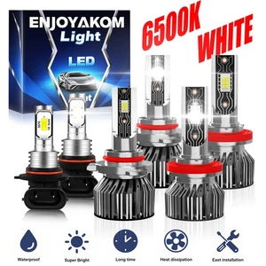For Toyota Tundra 2007-2013 Combo LED Headlight Bulbs Hi Low Beam Fog Light 6pcs - Picture 1 of 12