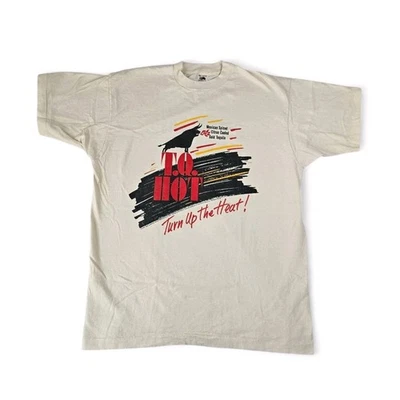 T.Q. Camiseta Hot Gold Tequila XL Ponto Único Bege Antiga  - Imagem 1 de 4