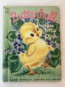 Butterball the Little Chick by Helen Wing A Rand McNally Junior Elf Book - Imagen 1 de 12