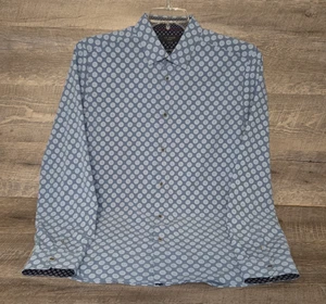 Ted Baker London Herren Freizeithemd mit Flip Manschetten Herren Größe Medium - 4 - Bild 1 von 10