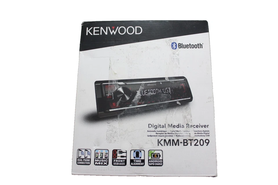 Radio Digital Media Receiver KENWOOD KMM-BT209 - Imagen 1 de 4
