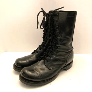 Corcoran 10" Cuero Uniforme Salto Botas Militares 1500 Negro Hombre 9 D - Imagen 1 de 10