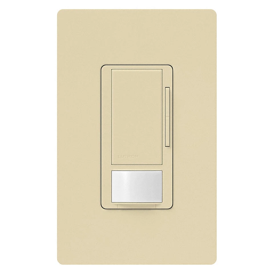 LUTRON MS-Z101-IV Motion Snsr,PIR,120-277V AC,Ivory 36WH13 - Image 1 of 1