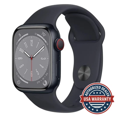 Apple Watch Series 8 GPS Cellular 41MM Aluminum Case (Starlight) - Image 1 of 3
