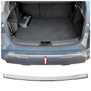 Chrome Rear Bumper Protector BRUSHED S.STEEL For DACIA DUSTER 2024 ONWARDS - Picture 1 of 11