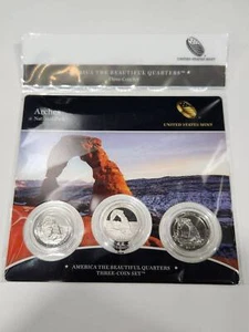 2014 Arches America The Beautiful 3-Coin Quarter Set - Picture 1 of 2