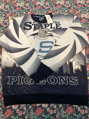 Sudadera Staple Para Hombre Pullover Blanco y Gris Talla 2XL, Nueva Foto 1 de 4