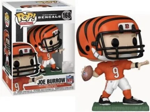 JOE BURROW CINCINNATI BENGALS FUNKO POP! VINYL FIGURE #168 NEW IN BOX Cover