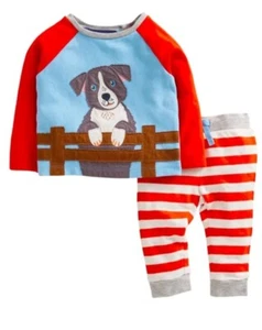 Mini Boden Applique per Cani a Righe Rosse Fiammifero Playset 18-24m 86cm - Foto 1 di 4