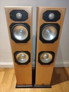 Monitor Audio Silver 6 Oak Finished Floor Standing Wired Speakers - Picture 1 of 11