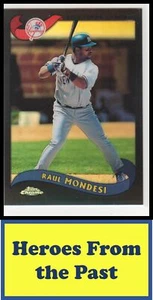 2002 Topps Traded Chrome Black Refractors #T21 Raul Mondesi #/100 061-S - Picture 1 of 2