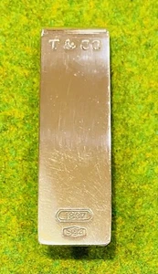 Auténtico clip de plata esterlina Tiffany and CO. 1837 24,76 gramos - Imagen 1 de 12