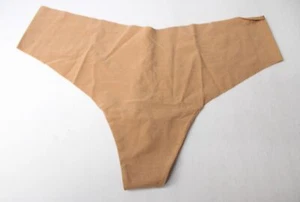 Victoria's Secret Women's No-Show Low Rise Thong Panty DM3 Beige Size 2XL NWT - Picture 1 of 5
