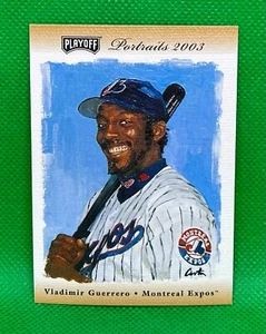2003 PLAYOFF PORTRAITS VLADIMIR GUERRERO BRONZE PARALLEL 79/100 #1 EXPOS - Picture 1 of 2