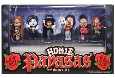 "HOMIE PAYASAS" SERIES 1 FIGURES SET OF 6 PCS 2 INCH EACH BY HOMIES 20454 BX NEW