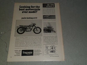 TRIUMPH MOTORRAD ANZEIGE / ARTIKEL 1966 - Bild 1 von 1