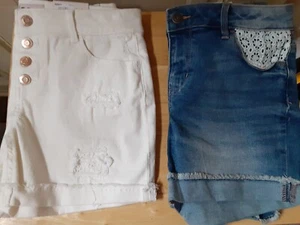 SO (TWO) Pair Girls Midi Shorts Size 16 NEW WITH TAGS - Picture 1 of 5