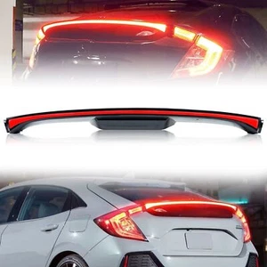 Fits For Honda Civic Hatchback LED Lamp Warning Light Streamer Through Tail - Picture 1 of 8