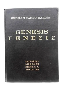 Hardcover Book Genesis by German Pardo Garcia in Spanish Limited Edition 1974 - Picture 1 of 1