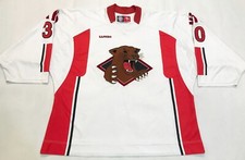 Lutch Prince George Cougars #30 WHL Hockey Jersey Sz 48 White Sewn