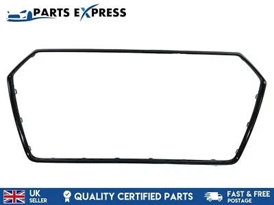 FOR AUDI A4 S4 2015-2018 SE & S LINE FRONT MAIN GRILL OUTER TRIM IN BLACK NEW - Image 1 of 4