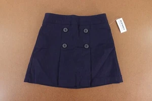 Old Navy Girls Size Small (6-7) Blue School Uniform Pleated Skort NWT - Picture 1 of 5