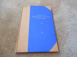 Vintage History of Washington Association New Jersey NJ 1891 Edward Halsey Book - Imagen 1 de 1
