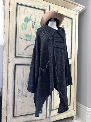 Chaqueta top de algodón Dress To Kill Jane Mohr asimétrica Lagenlook Foto 1 de 4