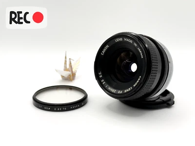 LENTE Canon FD 28mm F/3.5 S.C. Lente gran angular MF usada Excellet de Japón Foto 1 de 4