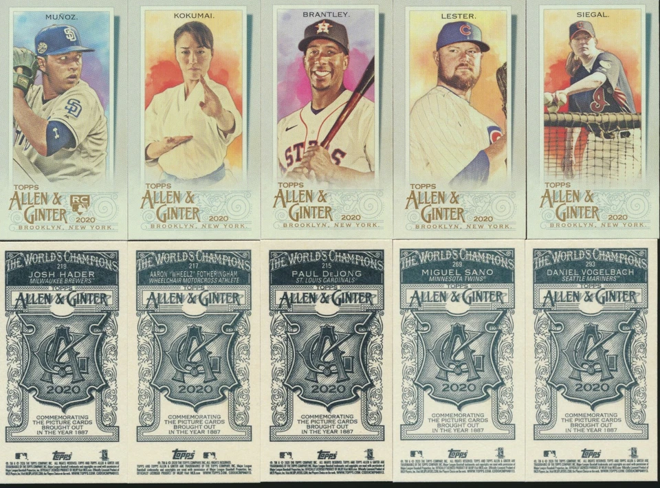 2020 Topps Allen & Ginter Mini A&G Back Parallels - Pick from List - Image 1 of 1