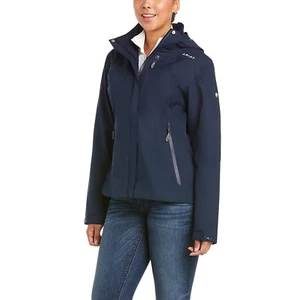 Ariat Coastal H20 Ladies Waterproof Jacket Coat - Navy - XS S M 8 10 12 - Picture 1 of 5