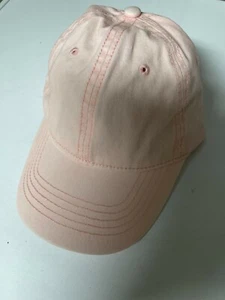 Time Tru Ladies Washed Twill Cap Pink New Rose Blush Twill Cap Pink Baseball NWT - Picture 1 of 6