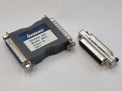 inmac 336-3 Shielded Null Modem (M-F) + Gender Changer D-SUB 25 Pin DB25 - Bild 1 von 4