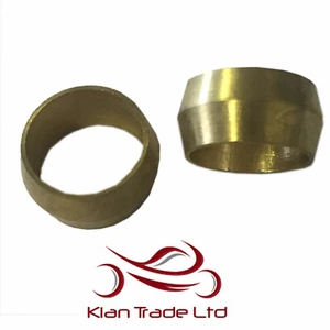 12mm - 10PCS BRASS COMPRESSION OLIVES PLUMBING FITTINGS ADAPTER  - Picture 1 of 1