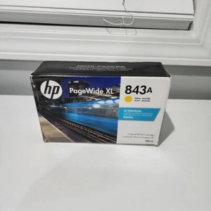 HP C1Q60A 843A Wkład atramentowy Yell PageWide XL 4000 MFP4500 MFP Exp 17/Aug/21 - Zdjęcie 1 z 2