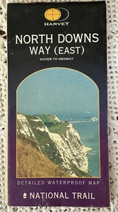 The North Downs Way East Harvey 2001 National Trail Dover to Medway Map - Picture 1 of 9