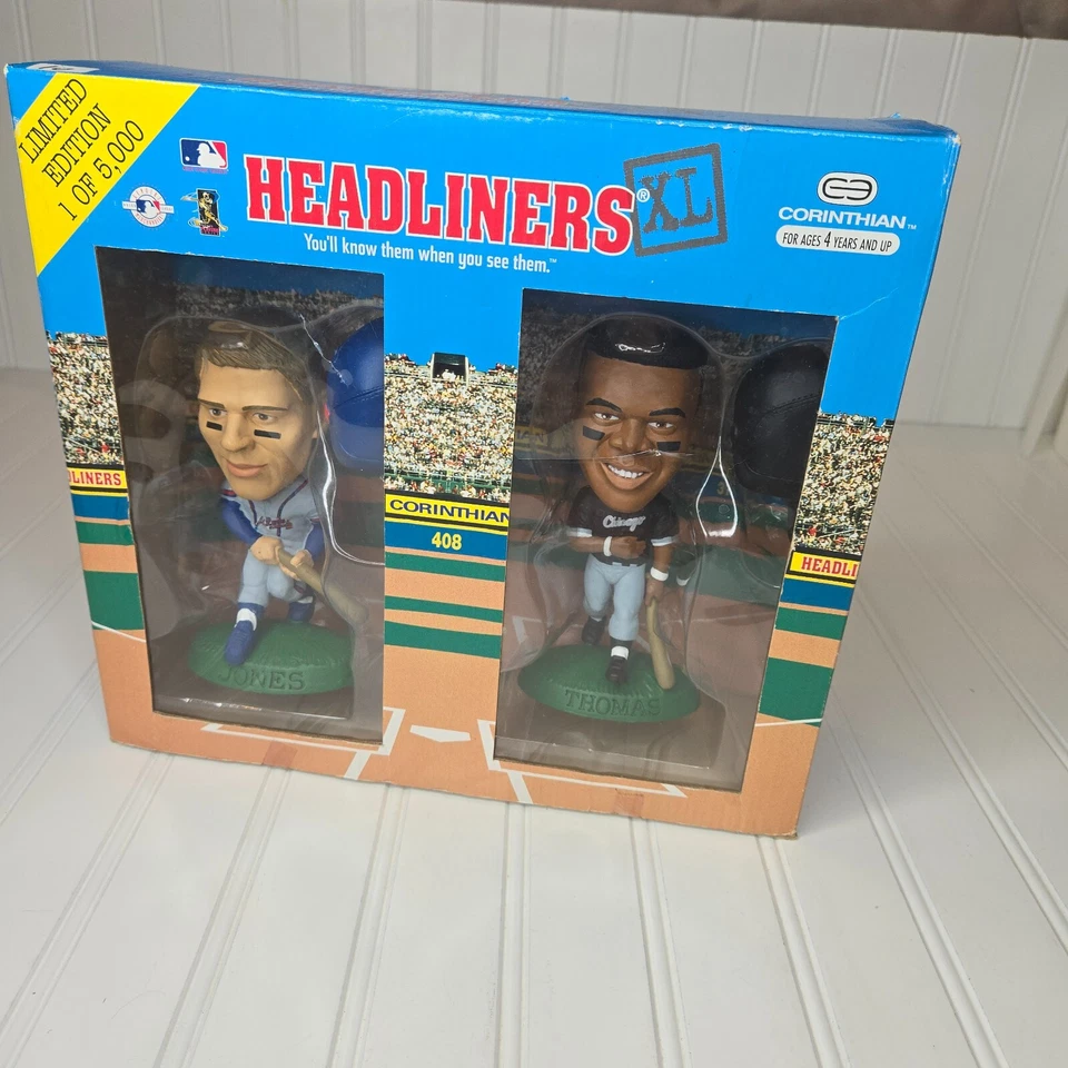 1998 MLB Premier Headliners XL Hideo Nomo & Andres Galarraga COA 1 of 5 000