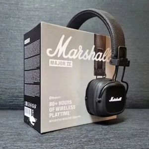 Marshall Major IV Bluetooth Kopfhörer kabelllos - on ear - faltbar black/brown - Bild 1 von 1
