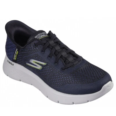 Skechers Go Walk Slip In Herren Sneaker in Blau